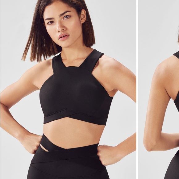 Fabletics High Neck Sports Bra Small - Picture 1 of 4